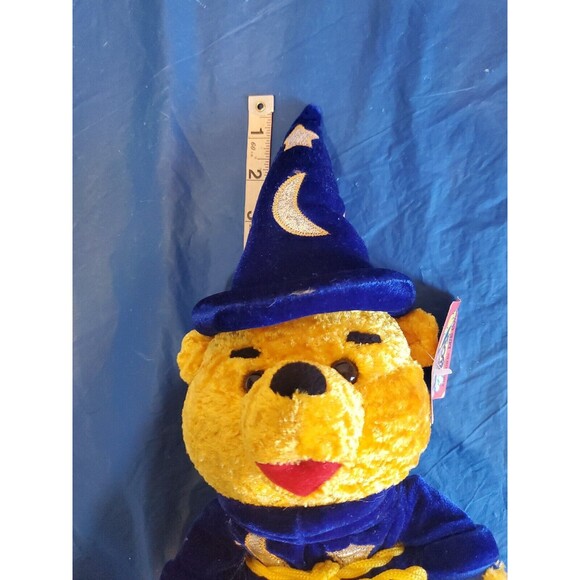 Golden Plush Teddy Bear Wizard Carousel Toys Appx 14" Stuffed Animal Toy - Picture 12 of 13